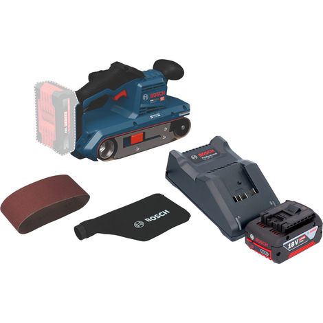 Ponceuse à bande sans fil Bosch GBS 18V-75 18 V 76 x 533 mm sans balais + 1 batterie 4,0 Ah + chargeur (1/5)
