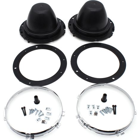 Zoternen 7 pouces phares en plastique bols de dos de seaux de lampe frontale 2pcs (1/5)
