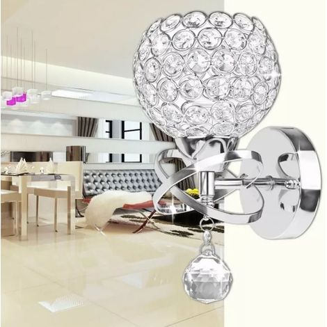 Applique murale en cristal, abat-jour en cristal (1/5)