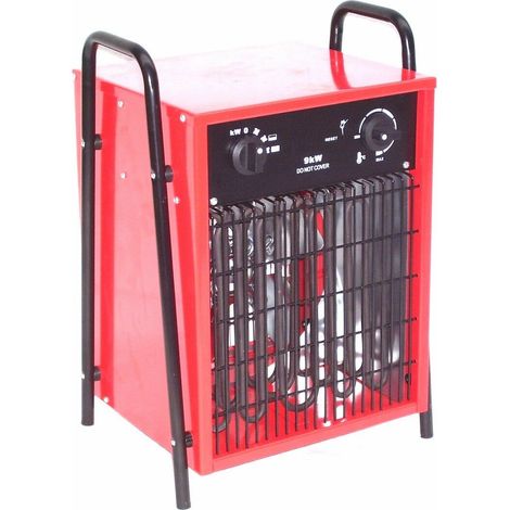Bauheizer Baulüfter 9KW PROFI Elektroheizer 55151 Heizlüfter Heizgerät 9000 Watt (1/2)