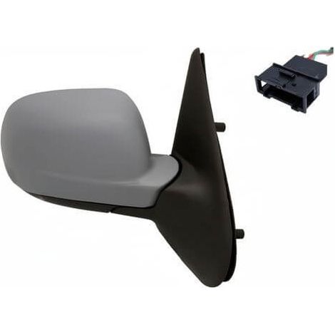 Rétroviseur électrique droit à peindre chauffant petit modèle Seat Ibiza 2 1999-2002