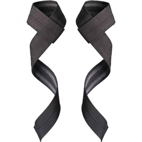 2 Sangles de musculation, antidérapantes, 62 cm, nylon rembourré, pour haltérophilie, homme et femme (1/5)