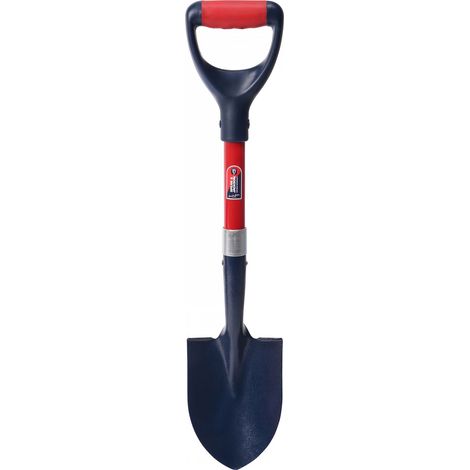 Micro pelle 69cm – Tête en acier pour meilleure pénétration – Poignée antidérapante pour confort d'utilisation – Manipulation terre et sable – Spear & Jackson