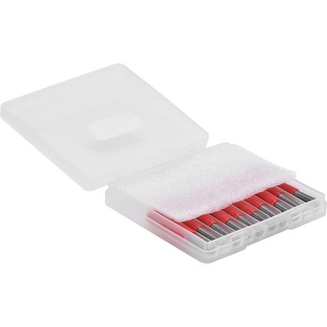 Lot de 10 fraises à graver en forme de V pour fraiseuse CNC, 1 cannelure, pour circuits imprimés, lettrage acrylique et signalétique, argentées, 3,175 x 2 x 8 mm (1/5)