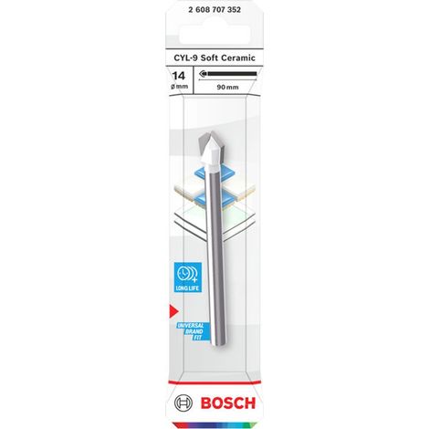 Bosch Ceramic Bohrer CYL-9 Soft, 14 x 90 mm