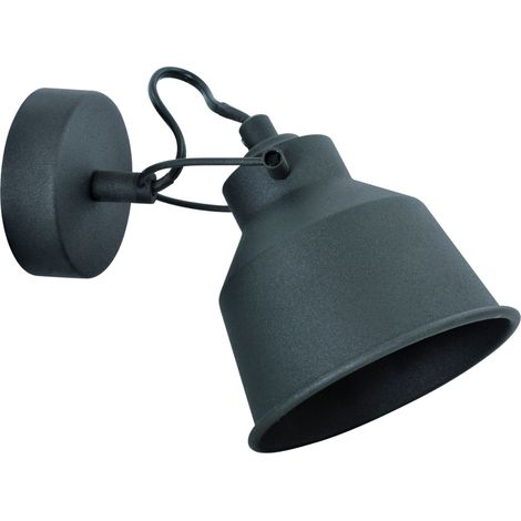 Applique murale orientable noire métal 1xE14 NIKO Polux (1/2)