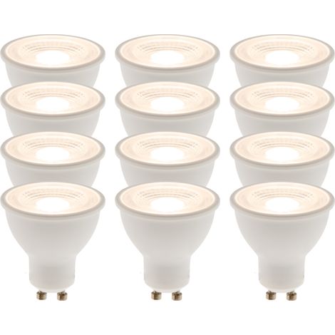 Lot de 12 spots LED 5W GU10 Réflecteur