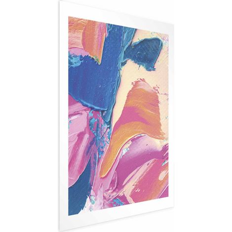 Poster – Farbenfroher Ausdruck – starke Kontraste in einer dynamischen Komposition (1/4)