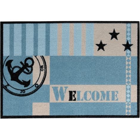Fußmatte Metopolita Welcome blue, 39 x 58 cm Türvorleger (1/5)