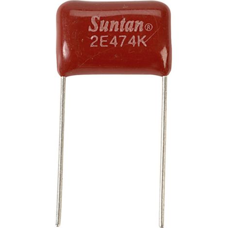 Suntan TS02002E474KSB0E0R 1 pc(s) Condensateurs à film 470 nF 250 V 10 % 15 mm (L x l) 7.8 mm x 18 m
