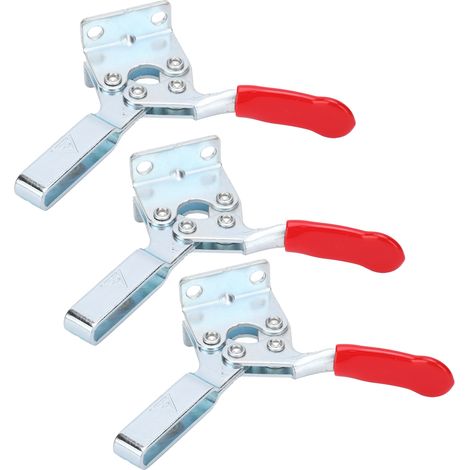 3-teiliges Set Kippdübelklemmen, vertikal, Schnellspannclip, 60°, manuelle Klemmung, Holzbearbeitungswerkzeugteile (1/5)