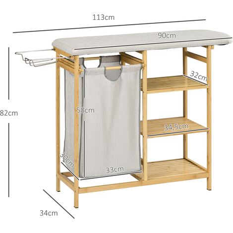 Cage pour hamster en bois 3 niveaux avec balançoire, roue d’exercice et maisonnette, habitat pour petits rongeurs, 95 x 53 x 76 cm, naturel (1/3)