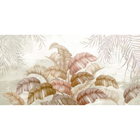 Papier peint panoramique - Plantes tropicales - 130 cm x 65 cm (1/2)