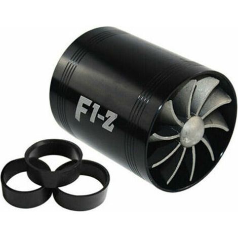 Turboventilateur universel pour turbocompresseur – Filtre à air haute performance pour compresseur – Ventilateur d’admission bipale – Économie de carburant jusqu’à 15 %