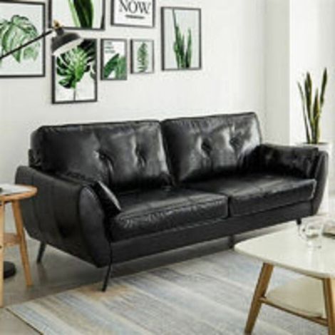 4 pièces pieds de table obliques, pieds d'armoire en métal, cône acier inoxydable noir, 10 cm hauteur, base antidérapante (1/4)