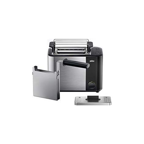 Grille-tranches - BRAUN - HT5015.BK - Plastique - Acier inoxydable - Noir