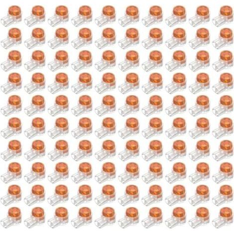 100pcs Scotchlok UY connecteur étanche, connecteurs de câble remplis de résine pinces de connexion pour jardin et extérieur robot tondeuse à gazon--TRIMEC (1/5)