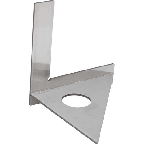 équerre de menuiserie en acier inoxydable, règle de mesure à angle droit 90/45 degrés (1/5)