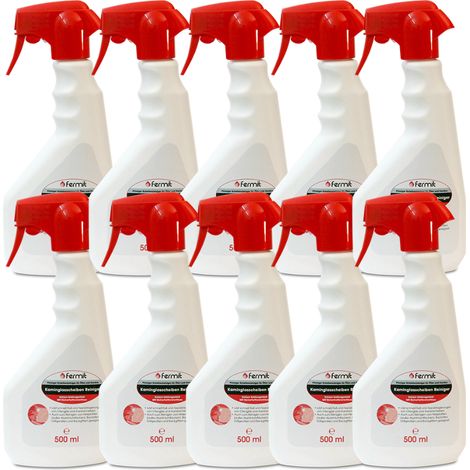 Fermit Kaminscheibenreiniger 12x 500 ml Scheibenreiniger Kaminreiniger Glas Reiniger (1/5)
