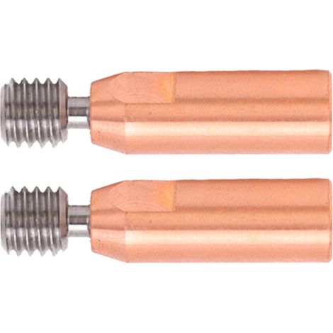 Lot de 2 buses de gorge pour imprimante 3D, en alliage de titane et cuivre bimétallique, compatibles avec les têtes d'impression Ender 3, 3 V2 et 3 Pro, diamètre d'alésage : 1,75 mm (1/5)