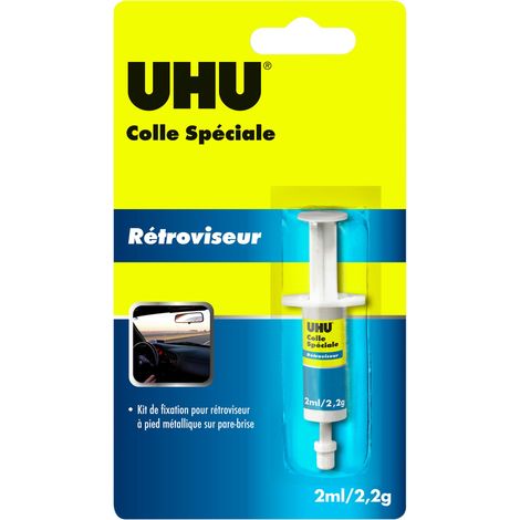 UHU Colle spéciale rétroviseur - colle forte pour voiture, rétroviseur, résiste aux vibrations, tube 2g (1/2)