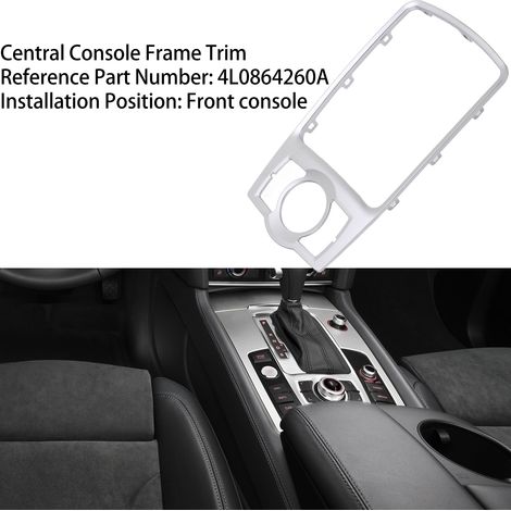 Glänzender ABS-Mittelkonsolenrahmen 4L0864260A - Für Audi Q7 (2007-2015) (1/5)