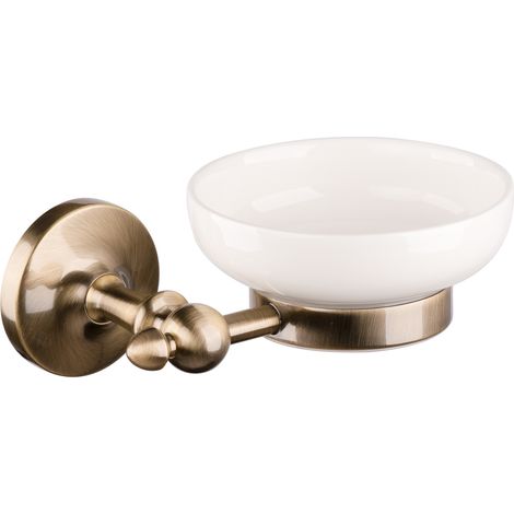 PaulGurkes Seifenablage mit Wandhalterung Bronze Nostalgie Retro (1/2)