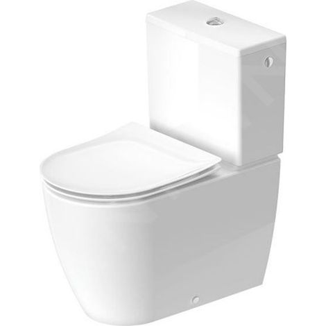Duravit Soleil by Starck - Cuvette combi WC, vidage Vario, Rimless, WonderGliss, blanc 20110900001 (1/4)