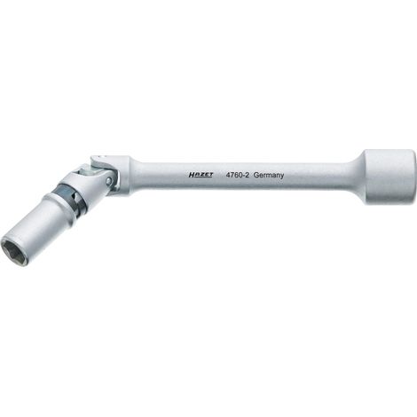 Clé pour bougies de préchauffage 4760-2 ∙ Carré creux 10 mm (3/8 pouce) ∙ Profil à 6 pans extérieurs ∙ 8 HAZET (1/4)