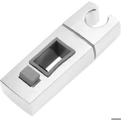 Support de douchette coulissant réglable pour barre de douche, support carré coulissant pour douchette murale, fixation de rechang