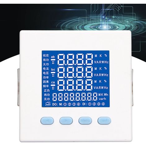 YG194E-3SY Dreiphasen-LCD-Multifunktions-Energiezähler AC220V Eingangsspannung AC380V Spannungsbereich 5A Strombereich. (1/5)