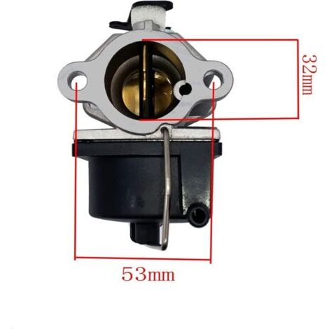 NALOOKAMIC  Hippotech 640065A 640065 Carburateur avec filtre à air 36356 36357 pour Tecumseh 640065A 640065 OHV125 OHV130 OVH135 OHV110 OHV115 OHV120 OV358EA Tondeuse à gazon