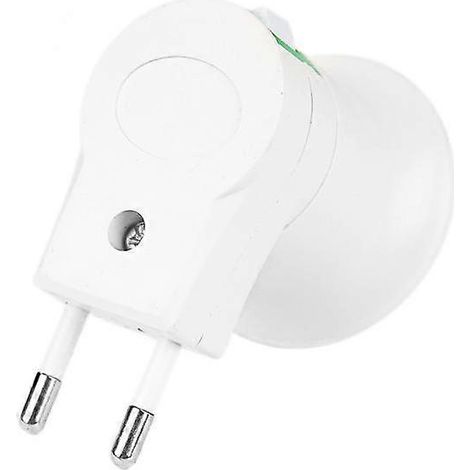 Lot de 1/2/3/4/5 douilles électriques LED blanches E27 pratiques et pratiques, compatibles avec les prises européennes et les ampoules.
