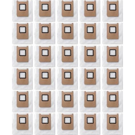 Kit de 30 sacs à poussière de rechange pour aspirateur robot Eufy E25 E28 (1/5)