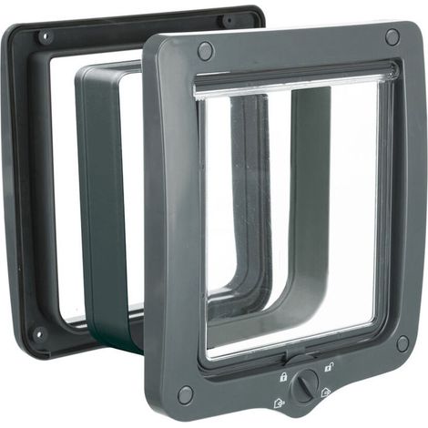 Gattaiola Trixie Grigio 24 x 28 cm Plastica XXL