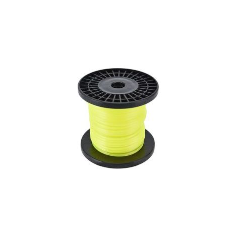 Fil de coupe-bordures de 3 mm, fil quadruple pour tondeuse à gazon Husqvarna, jaune (1/5)