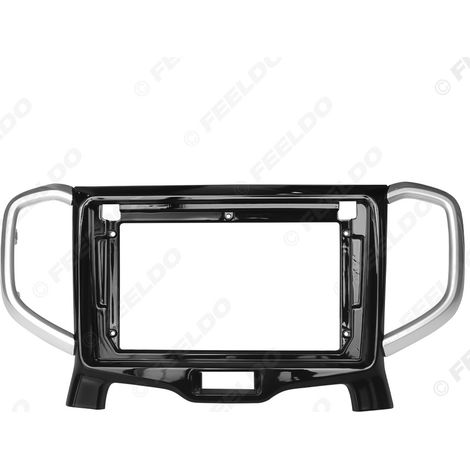 Compatible avec les Mitsubishi Delica/Suzuki Solio 16-20 (panneau avant modifié) : panneau audio-visuel de navigation Android grand écran 9 pouces