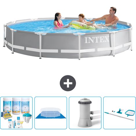 Prism Frame Pool Rund - 366x76 cm - 5-teilig S21047 (1/5)