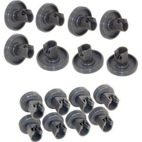 Electrolux Dishwasher Casters Complete Universal Set of Wheels for Upper and Lower Basket Compatible with Faure, Zanussi, AEG, Electrolux (1/5)