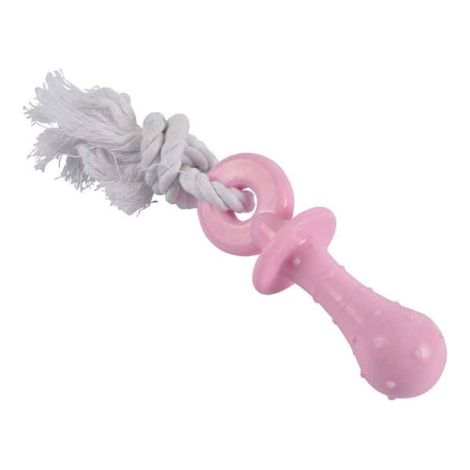 Jouet pour Chien & Chat Tétine "Puppy" 12cm Rose