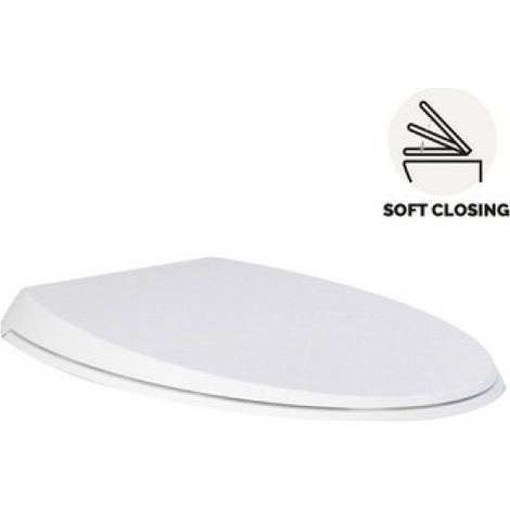 SEDILE WC CLOUD CON SOFT CLOSING Bianco Opaco