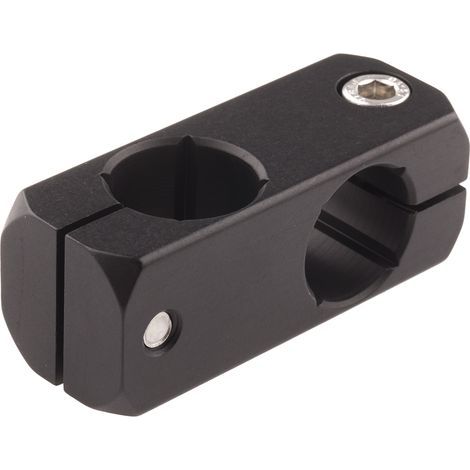 Lot de 2 – Raccord transversal aluminium 16mm – Ø 20mm – Filetage M5 – Connexion solide pour tubes ronds et carrés – Applications structurelles, raccord universel pour vos structures en tubes ronds et