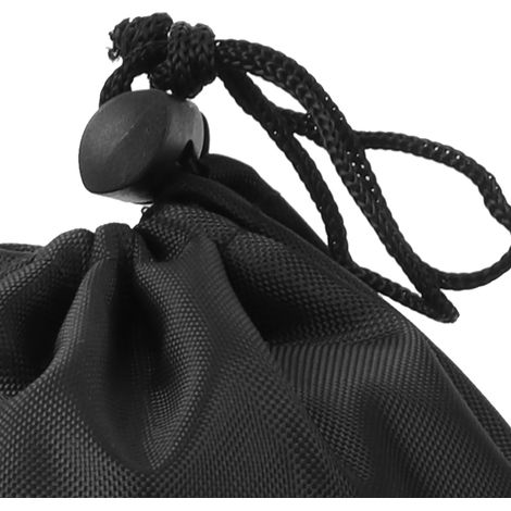 Sac de transport à cordon noir en polyester, étanche pour rangement de corde à sauter (1/5)
