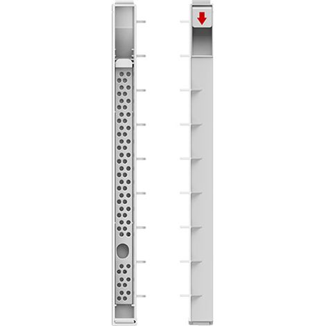 Accessoires compatibles pour balayeuse Ecovacs T80 : housse de rouleau X9/X9 Pro, plaque de guidage du réservoir d'eaux usées (1/4)