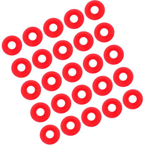 25 joints Grolsch en silicone rouge pour bouteilles à bouchon à bascule, pour le brassage amateur de bière. (1/5)