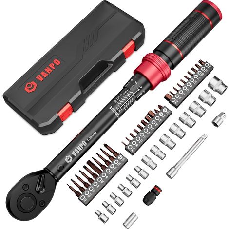Clé Dynamométrique 1/4'', 1-25Nm Torque Wrench Vélo (1/5)