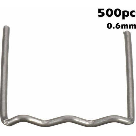 500pcs goujons de soudure en plastique pour pare-chocs d'automobile, 500 pcs de 0,6 petite vague de clous a souder 500 pcs de 06 petite vague de clous a souder (1/4)