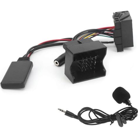 Compatible avec les modèles A3, A4, A2 et TT 2006. Adaptateur mains libres pour microphone et câble audio AUX avec Bluetooth 5.0. (1/5)