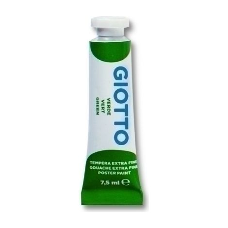 TEMPERA GIOTTO  7,5 ml  VERDE - Pack de 10 unidades