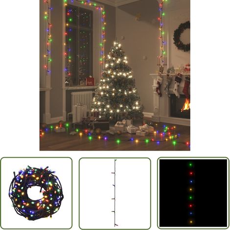 Guirlande lumineuse Moderne - Guirlande LED extérieur et interieur avec 150 LED Multicolore 15 m PVC BV869448 - BonneVie (1/5)